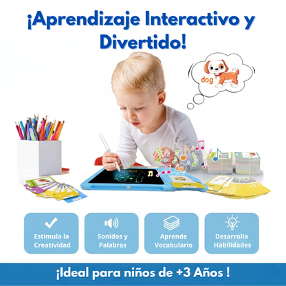 Tableta LCD de Escritura y Lector de Flash Parlantes