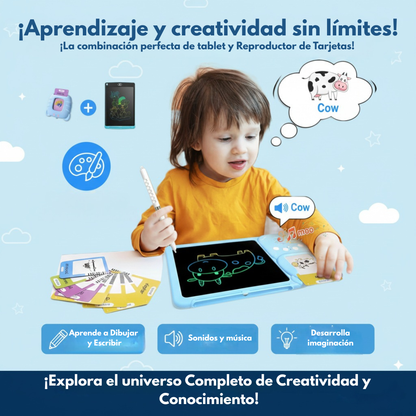 Tableta LCD de Escritura y Lector de Flash Parlantes