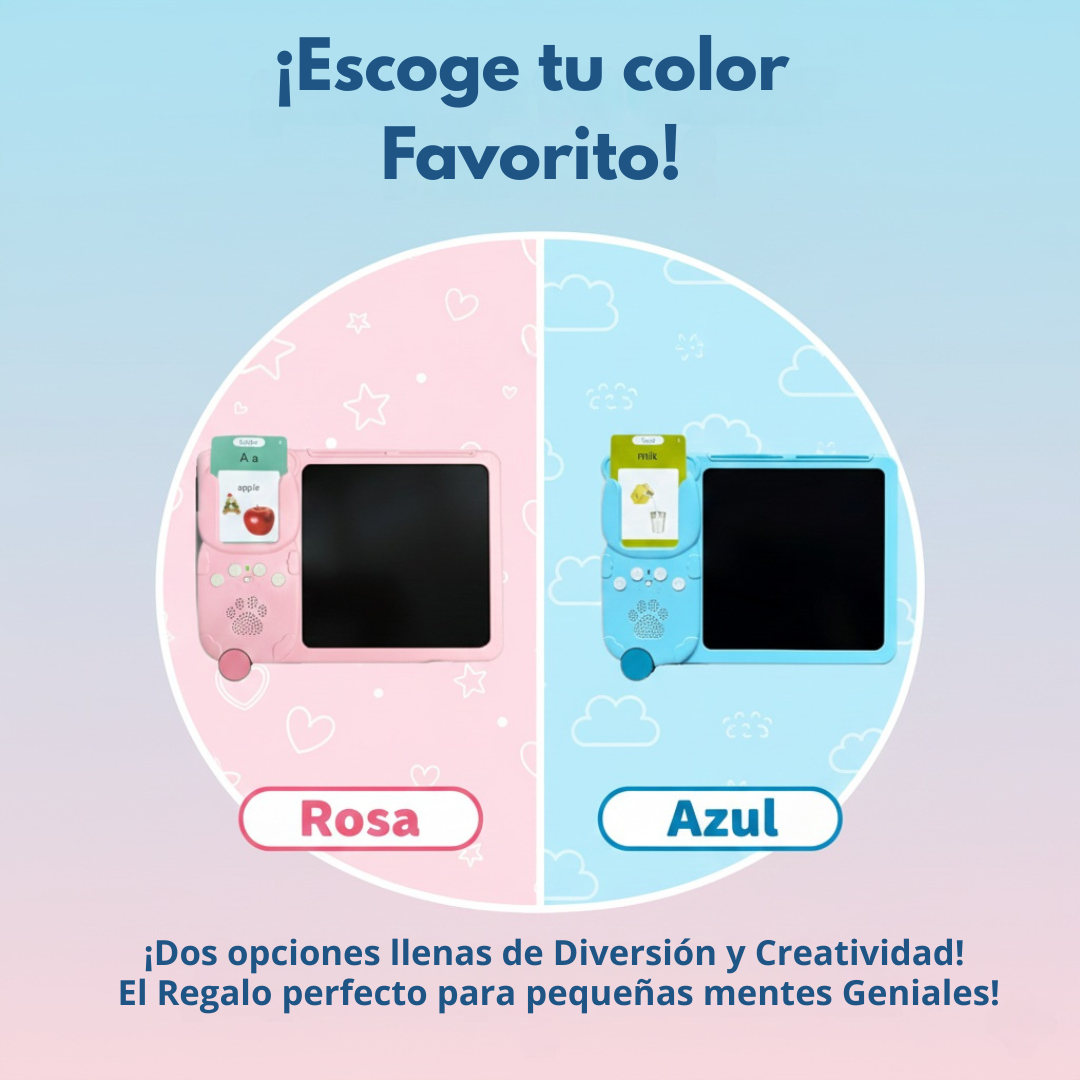 Tableta LCD de Escritura y Lector de Flash Parlantes